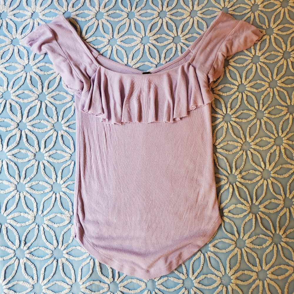 Free People Ruffled Top - Picture 3 of 5